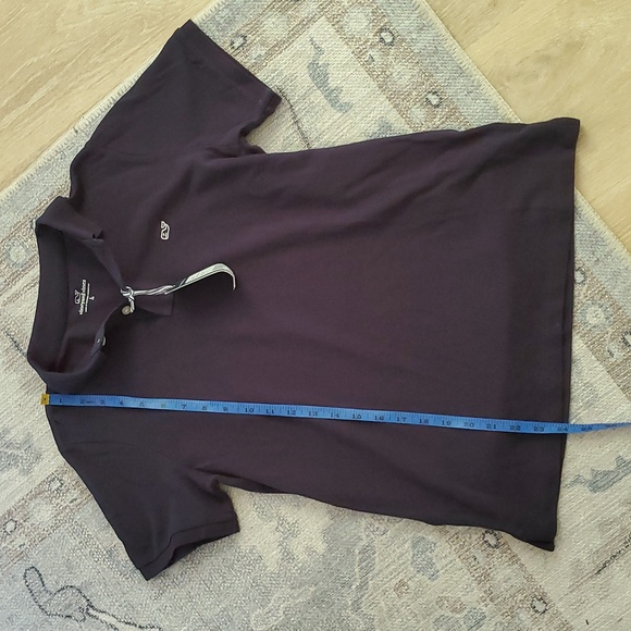 NWT Vineyard Vines Boys Navy Classic Pique Polo Shirt SzL (16) - Picture 4 of 7